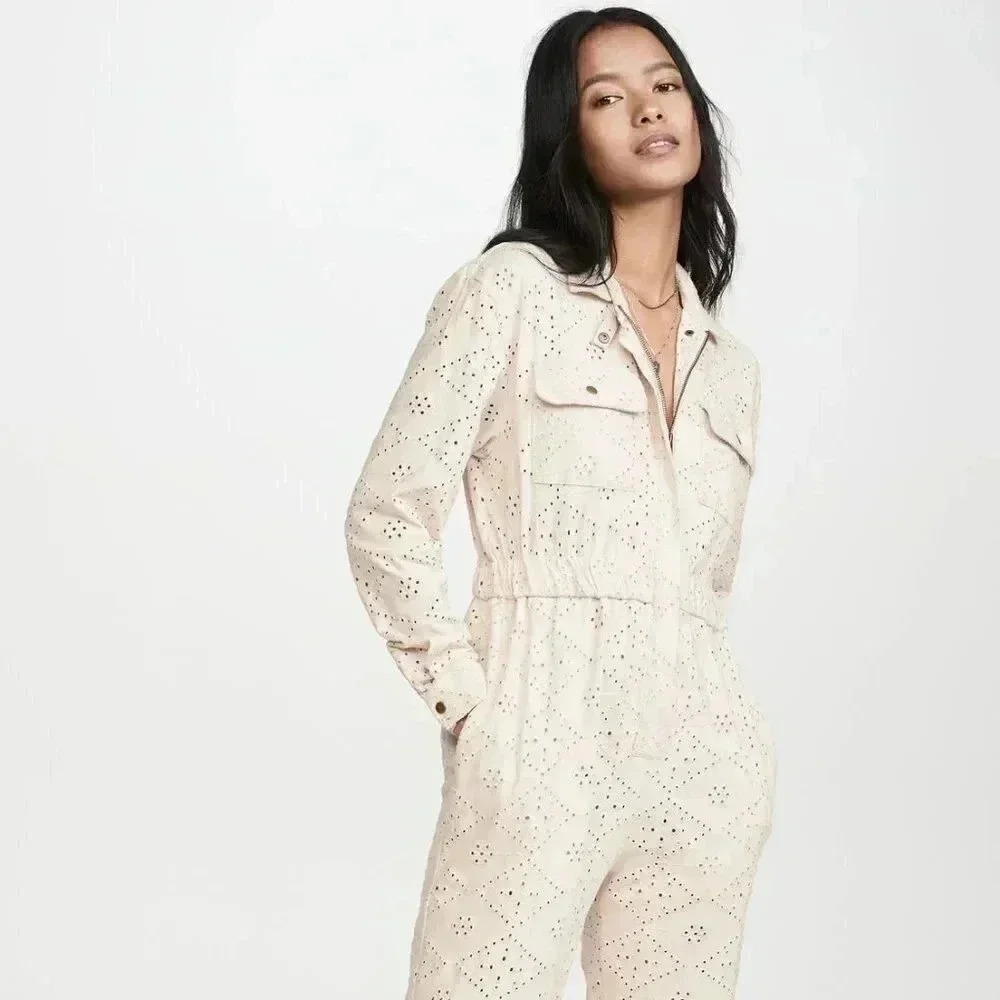 - Free People Set The Tone Jumpsuit